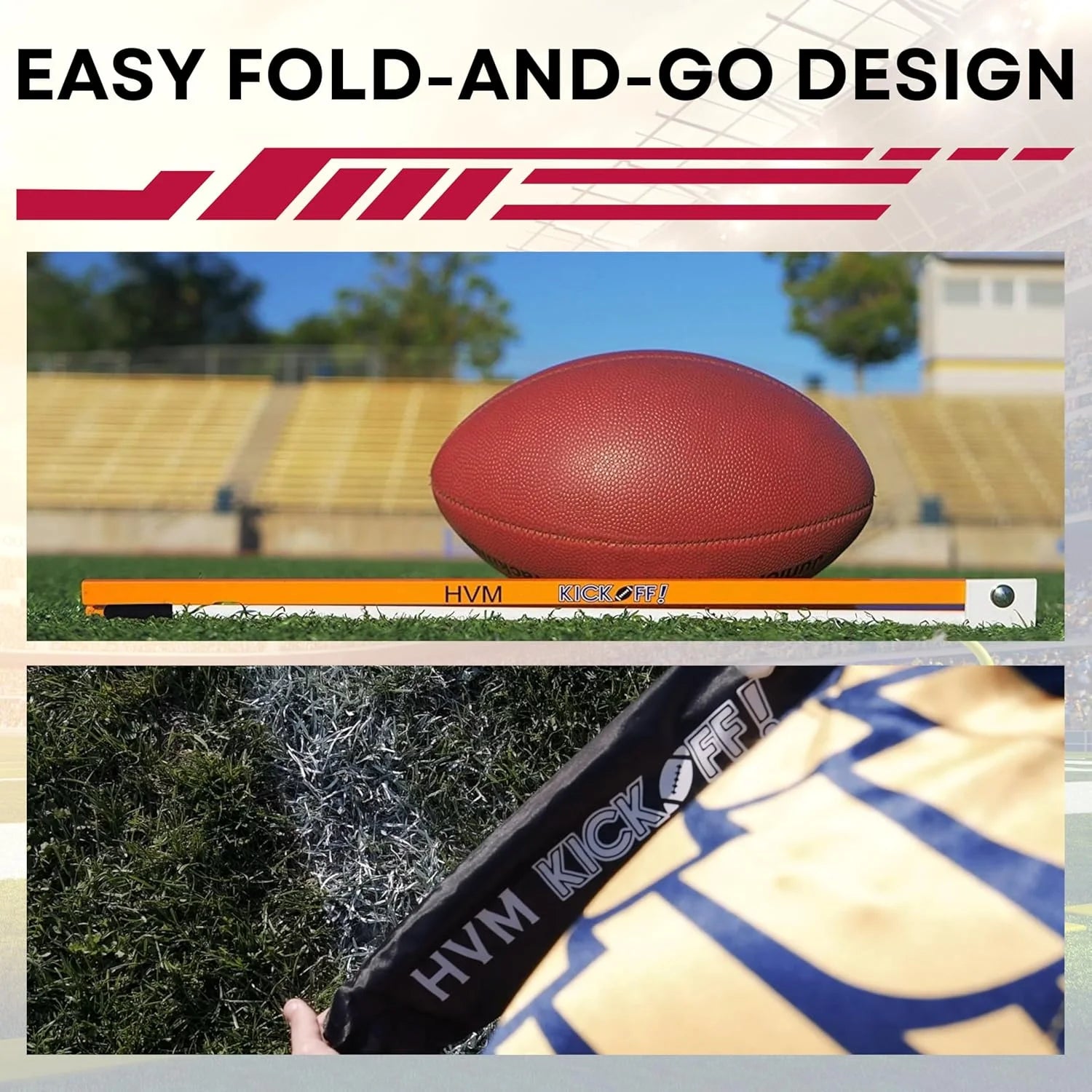 Football Place Holder Kicking Tee, Multicolor